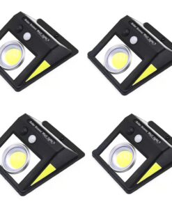 20W Outdoor Solar Motion Sensor 37 LED Lights Pack of 4