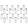 20x 50ml Clear Bottles with Screw Caps