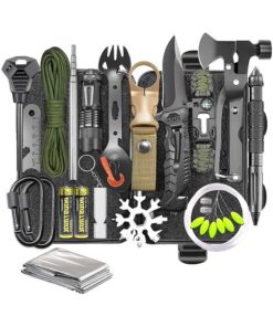 21-in-1 Outdoor Tactical Survival Camping Multi-Functional Kit
