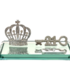 21st Key Gents Diamant Silver Crown with Metal Key