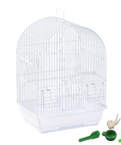 22cmx41cmx30cm Dome Roof Bird Cage Set with Handle & Accessories