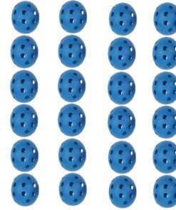 24 Pack Plastic Air Golf Practice Balls - Blue