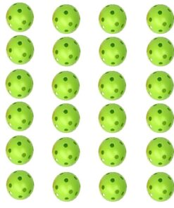 24 Pack Plastic Air Golf Practice Balls - Green