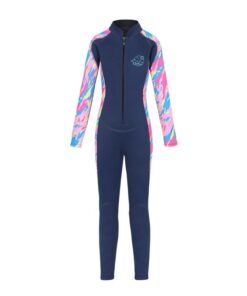 2.5 mm kids Neoprene Wetsuit Diving Suit Beachwear unisex - Pink - M