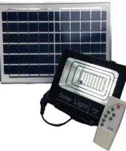 25 W Solar Flood Light with Panel