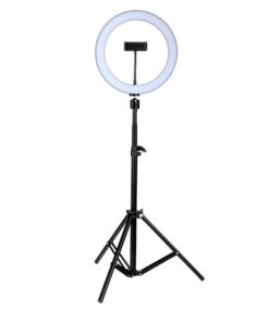 25cm Dimmable LED Ring Light Lamp with 2.1m Tripod Stand