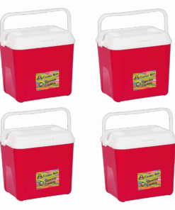 25L Cooler Box - 4 Pack - Red