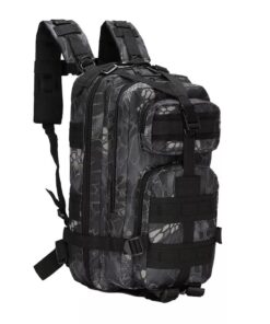 25L Tactical Outdoor Bag - Snake Black camo