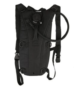 2.5L Tactical Outdoor Hydration Water Backpack Bag with Bladder - Black
