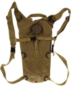2.5L Tactical Outdoor Hydration Water Backpack Bag with Bladder - Khaki