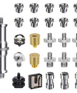 26-in-1 1/4" and 3/8" Converter Threaded Screws Adapter for Camera Tripod