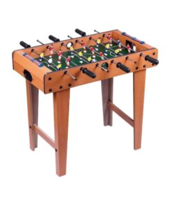 26-inch Portable Mini Wooden Foosball Table For Kids And Adults