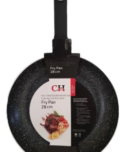 26cm Black Marble Frypan