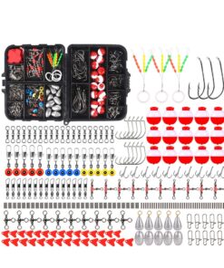 273 Piece Fishing Accessories Anti Tangle Sleeves Hook Fishing Tackle Kit