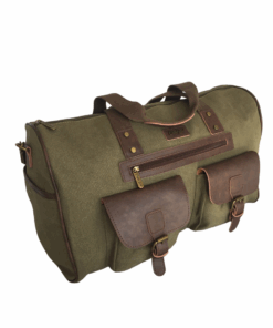28.5 Liters Canvas Overnight Travelling Bag - Green