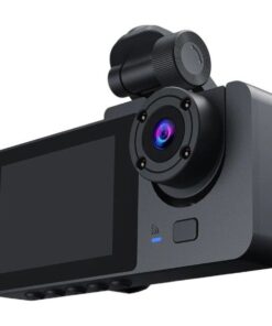 2K Night Vision Dash Camera System With G-Sensor & Motion Detection - Black