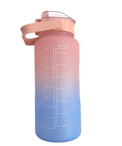 2L Motivational Water Bottle - Pink