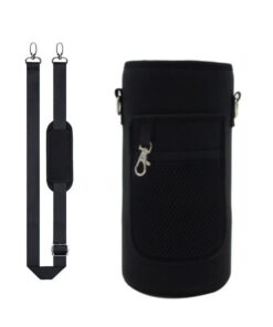 2L Water Bottle Pouch with Shoulder Strap IF-68 - Black