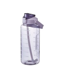 2L Water Bottle with Large Capacity & Food Grade Materials - Purple