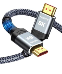2m 8K HDMI Cable 48Gbps Ultra High Speed Braided Cord 4K@120Hz 8K@60Hz