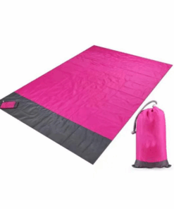 2M*2.1M Waterproof Beach Blanket Outdoor Portable Picnic Mat - Pink