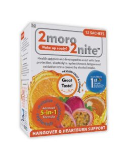 2moro2nite - Hangover & Heartburn Support (12 Sachet)