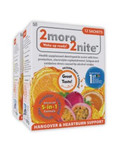 2moro2nite - Hangover & Heartburn Support (12 Sachet) x 2