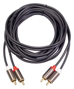 2RCA To 2 RCA Male To Male Audio Cable For Home Theater DVD TV Amplifier - 3 m