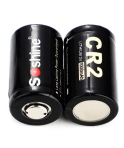 2x soshine cr2 3v 1000mah lithium battery