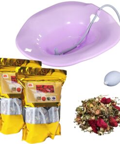2x Yoni Steaming Herbs -Each Pack Contains 5 Courses+ Sitz Bath Toilet Seat