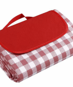 2x2m Extra Large Outdoor Camping Picnic Beach Mat/Blanket - Red White