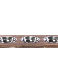 3 Bowel Raised Small Dog/Cat Feeder