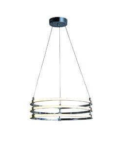3 Circles - Round - Pendant - Chrome - LED - 3x28w