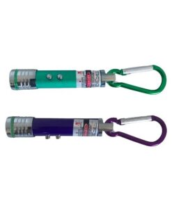 3 in 1 Laser Light Pointer Key Chain (Set of 2) Green & Purple