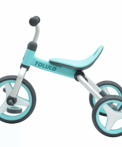 3 in 1 Multifunctional Kids Balance Bike Trike Foldable - Green