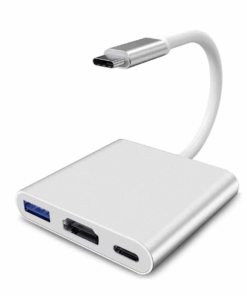 3 in1 Type C to USB-C 4K HDMI USB 3.0 Hub Adapter Cable -CA-30A