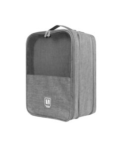 3 Layer Multi Use Shoe Travel Organiser - Travel Shoe Bag - Grey - 39 - M