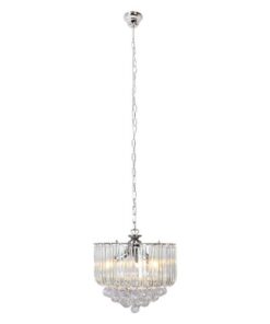 3 Light Acrylic Chandelier