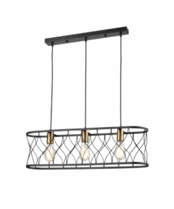 3-Light Modern Metal Hanging Pendant Lamp For Living Room M113-3