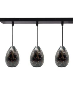 3 Light Retro Iron LED Lamp Pendant Light