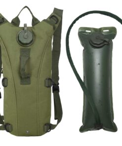 3 Litre Molle Military Tactical Hydration Backpack for Hiking - Army Green