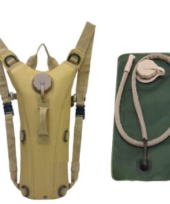 3 Litre Molle Military Tactical Hydration Backpack for Hiking - Khaki