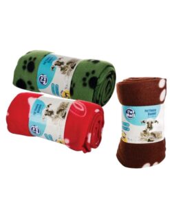 3 Pack Fleece Blanket for Pets â 90 x 150cm - Snuggling