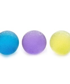 3 Pack Squishy Hand Therapy Exercise Balls - Fidget Gel Stress Balls