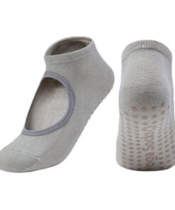 3 Pair Non-Slip Yoga Dance Indoor Socks (Size 5 - 9) - Green