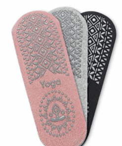 3 Pairs Non-Slip Gripper Soles Yoga Socks for Women