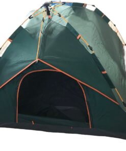 3 Person Dome Tent Camping Tent with Easy Setup-Green