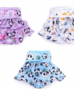 3 Piece Female Dog Diapers Washable - XS