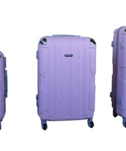 3 Piece Hard Outer Shell Lightweight Luggage Set 30" - Light Pink