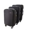 3 Piece Hard Outer Shell Luggage Set - 30inch - Black